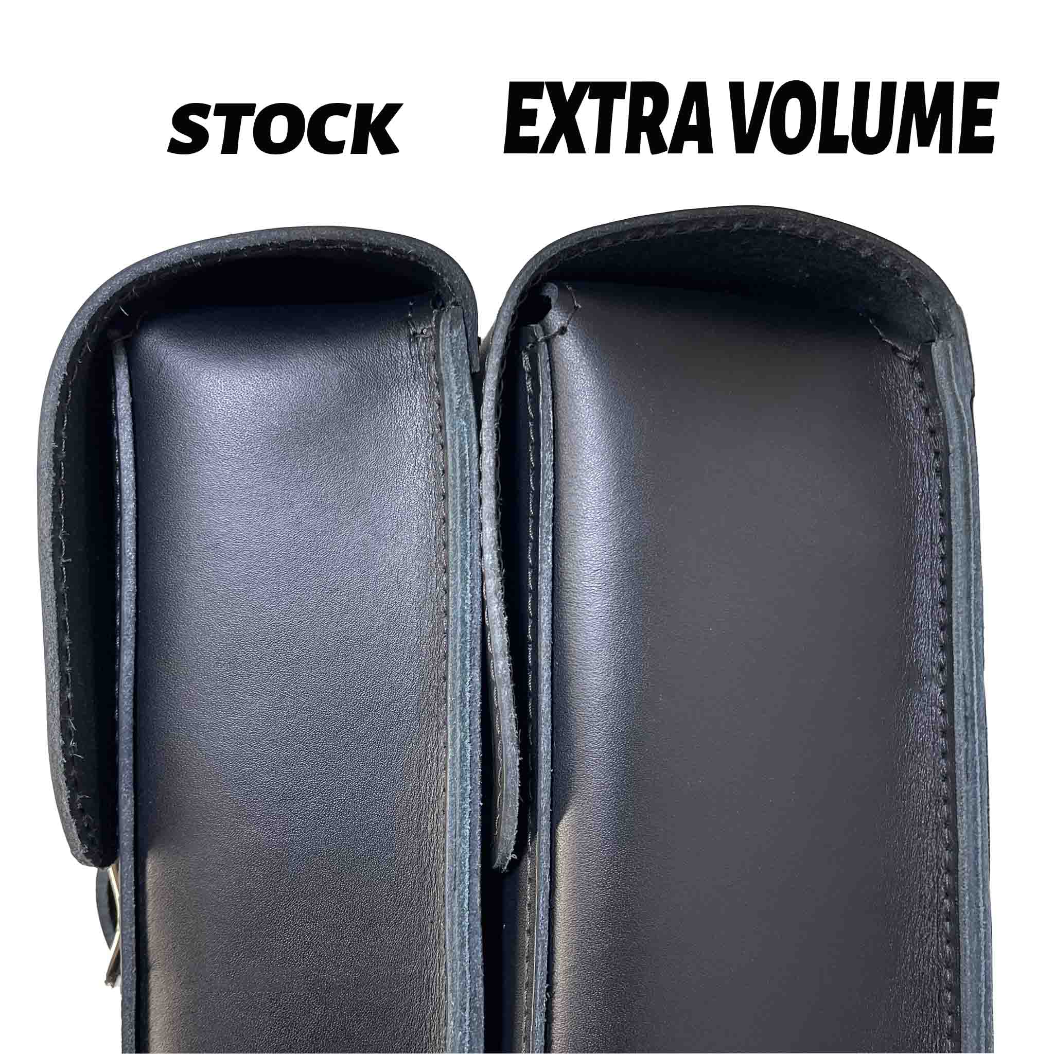 Add More Volume To Your Custom Bag. This option adds an extra inch to the depth of your bag. For example a bag that is 3" Deep will be made 4" Deep.