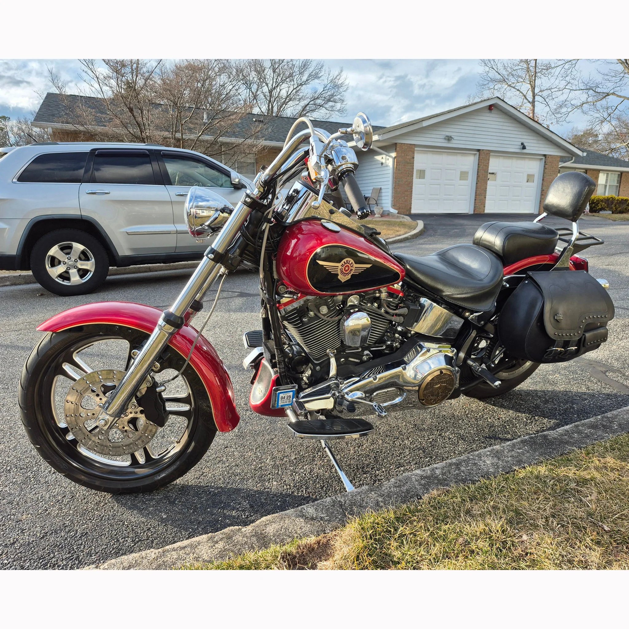 RESTORATION SERVICE: 1998 H-D Fat Boy OEM Saddlebag Rebuild