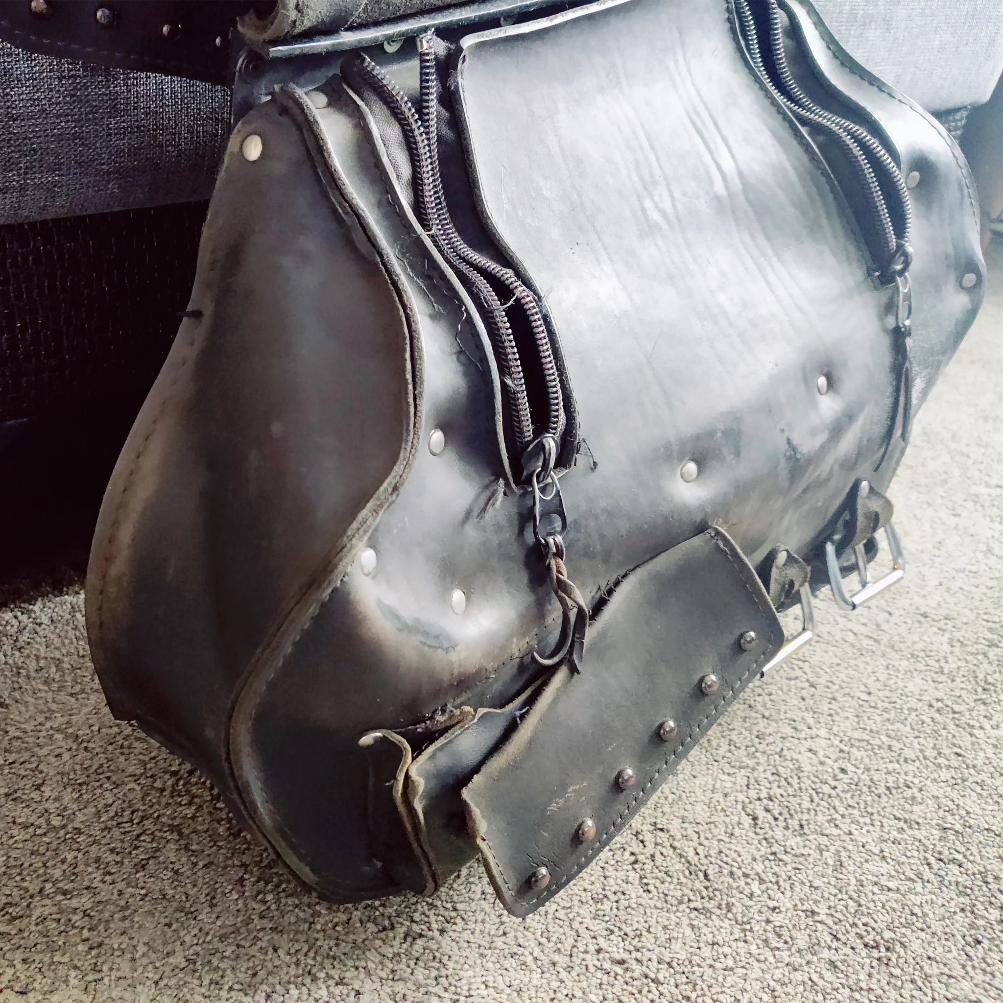 RESTORATION SERVICE: 1998 H-D Fat Boy OEM Saddlebag Rebuild