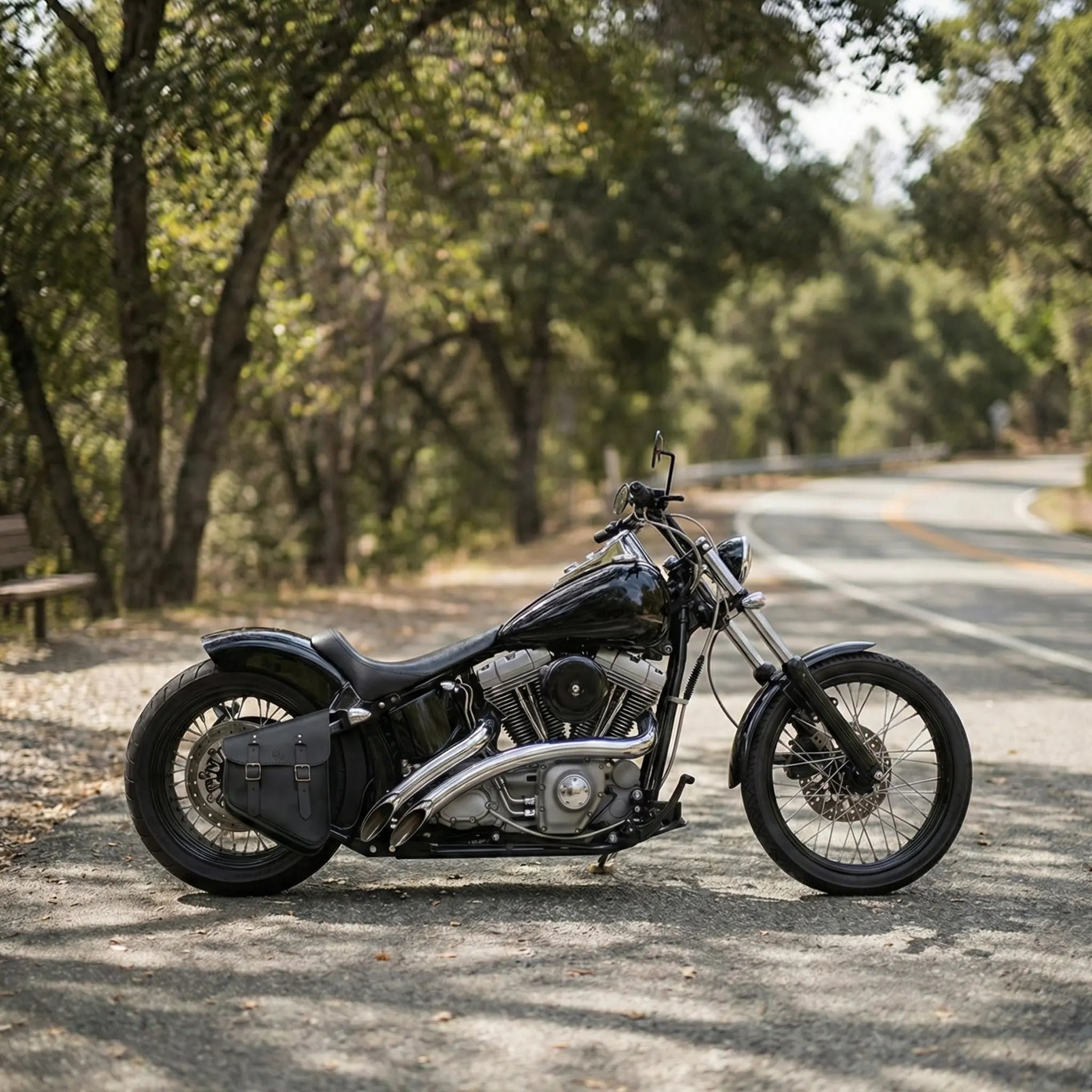 H-D® Pre-2017 Softail Right Side Solo Bag - SHR01