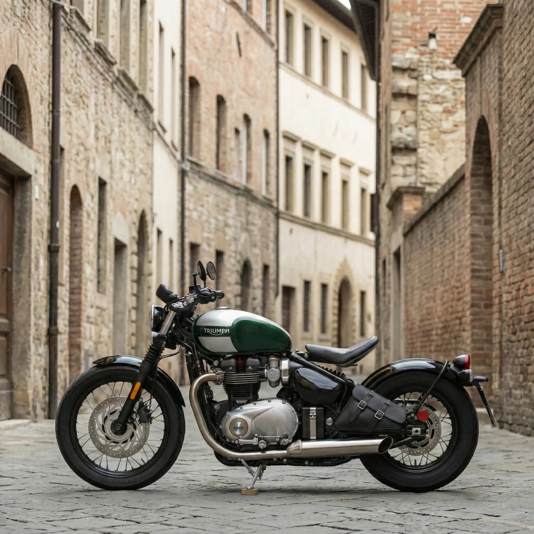 トライアンフ ボバー スピードマスター 左側ソロバッグ - TBL01