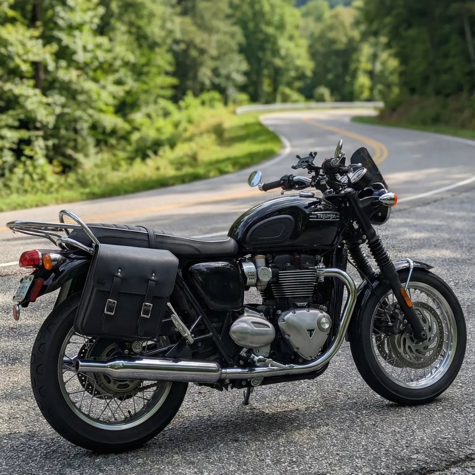 Triumph Bonneville T100 T120 Right Side Solo Bag - TR01