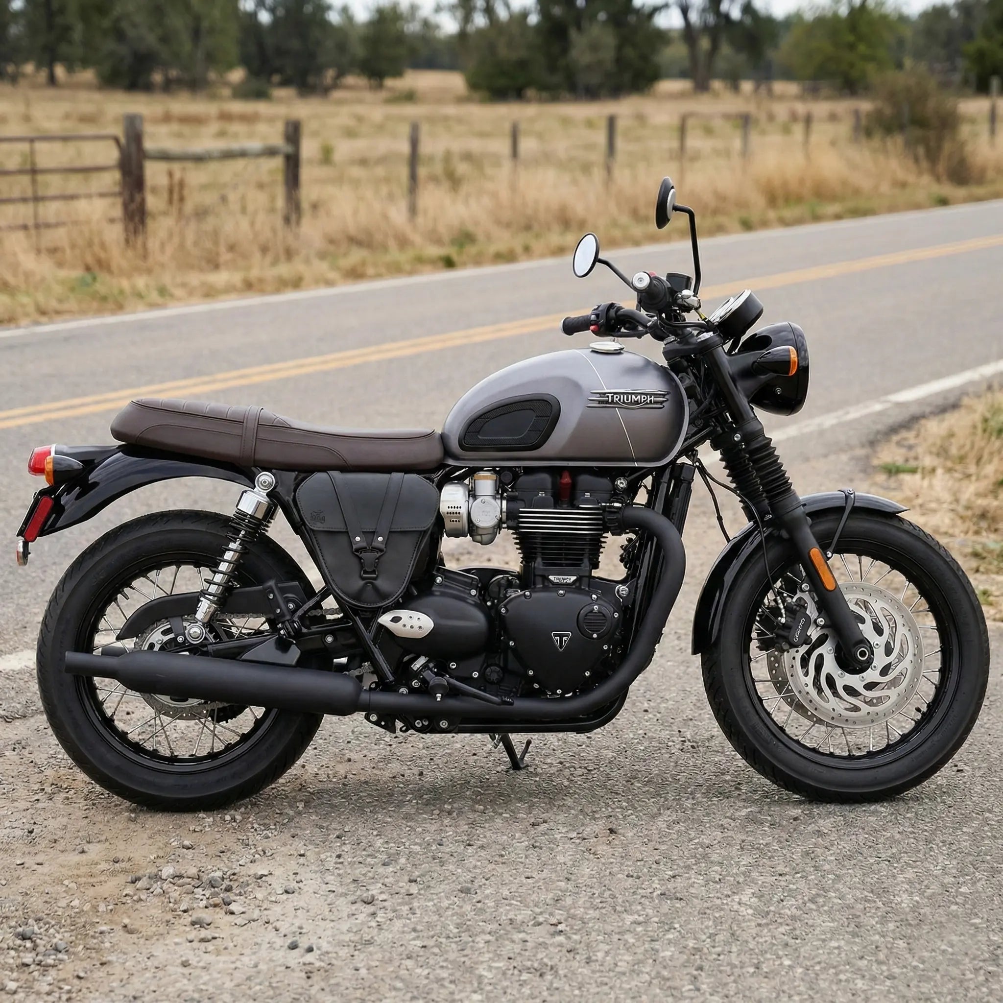 トライアンフ サイドカバー ソロバッグ - TSB04