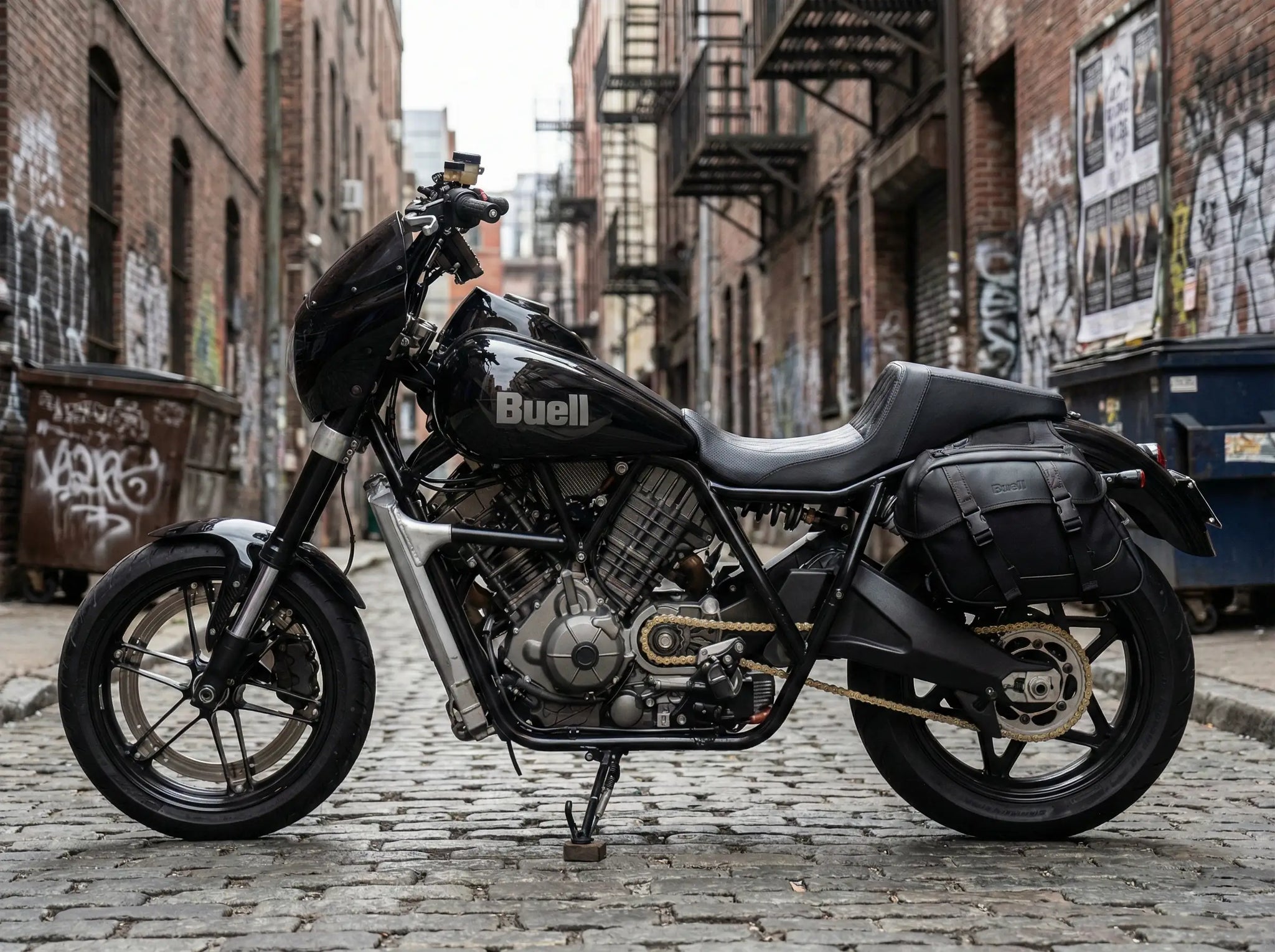 Buell Super Cruiser Saddlebags | BAD&G Customs Buell Super Cruiser Saddlebags | BAD&G Customs