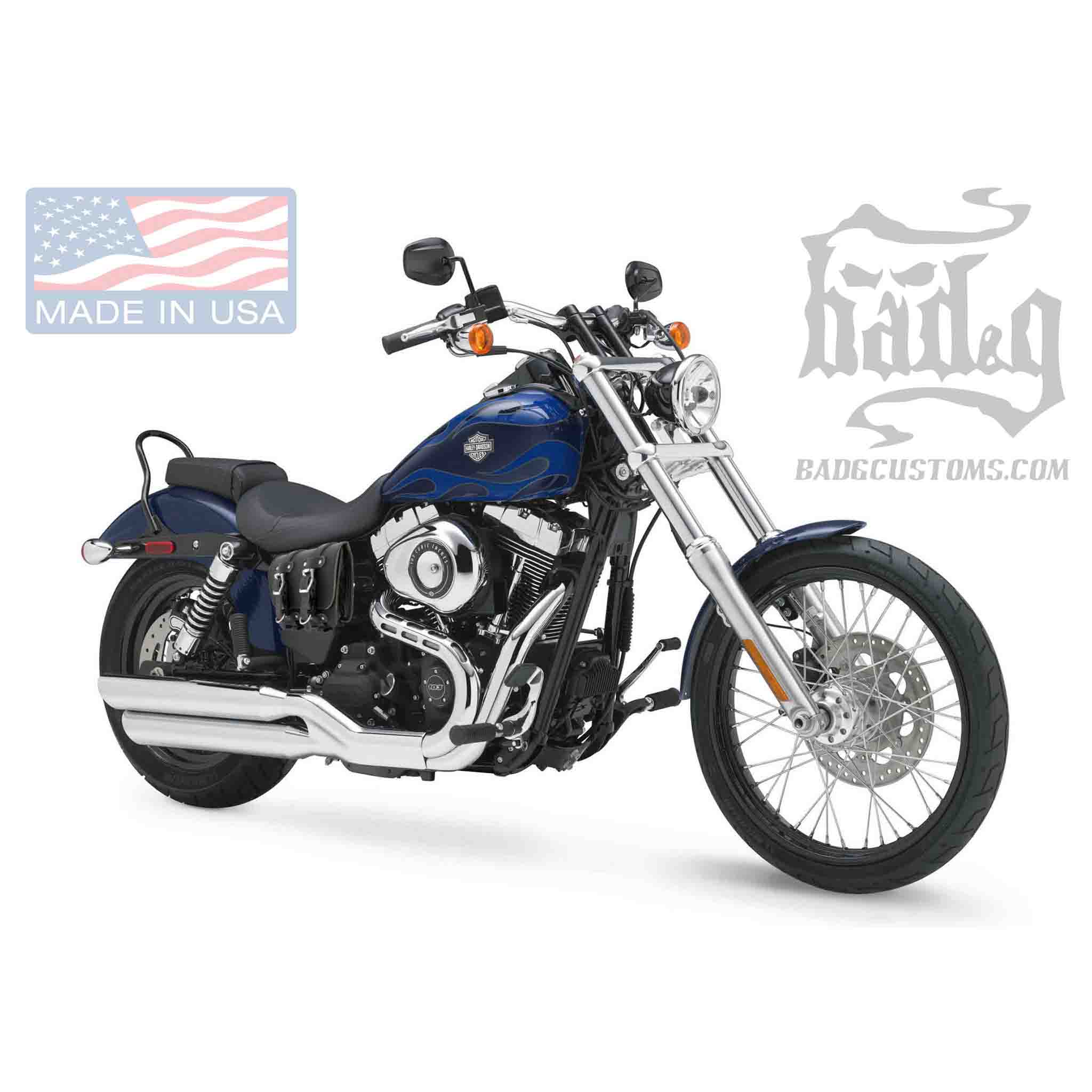 Upgrade your Harley-Davidson® Dyna with the DBB03WC Dyna Expandable Battery Bag. Hand crafted in USA with premium water buffalo leather, waxed canvas and stainless steel hardware. Durable and stylish, it's the perfect fit for your motorcycle.