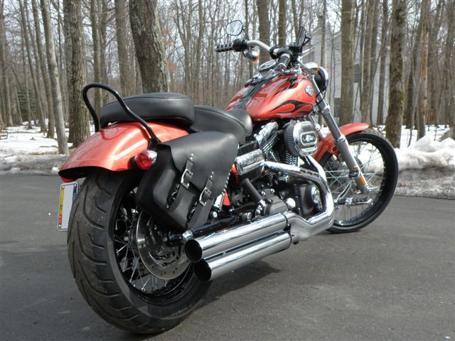 Upgrade your Harley-Davidson® Dyna with the DR02 Dyna Right Side Solo Bag. Hand crafted in USA with premium leather and top quality hardware. Durable and stylish, it's the perfect fit for your motorcycle.