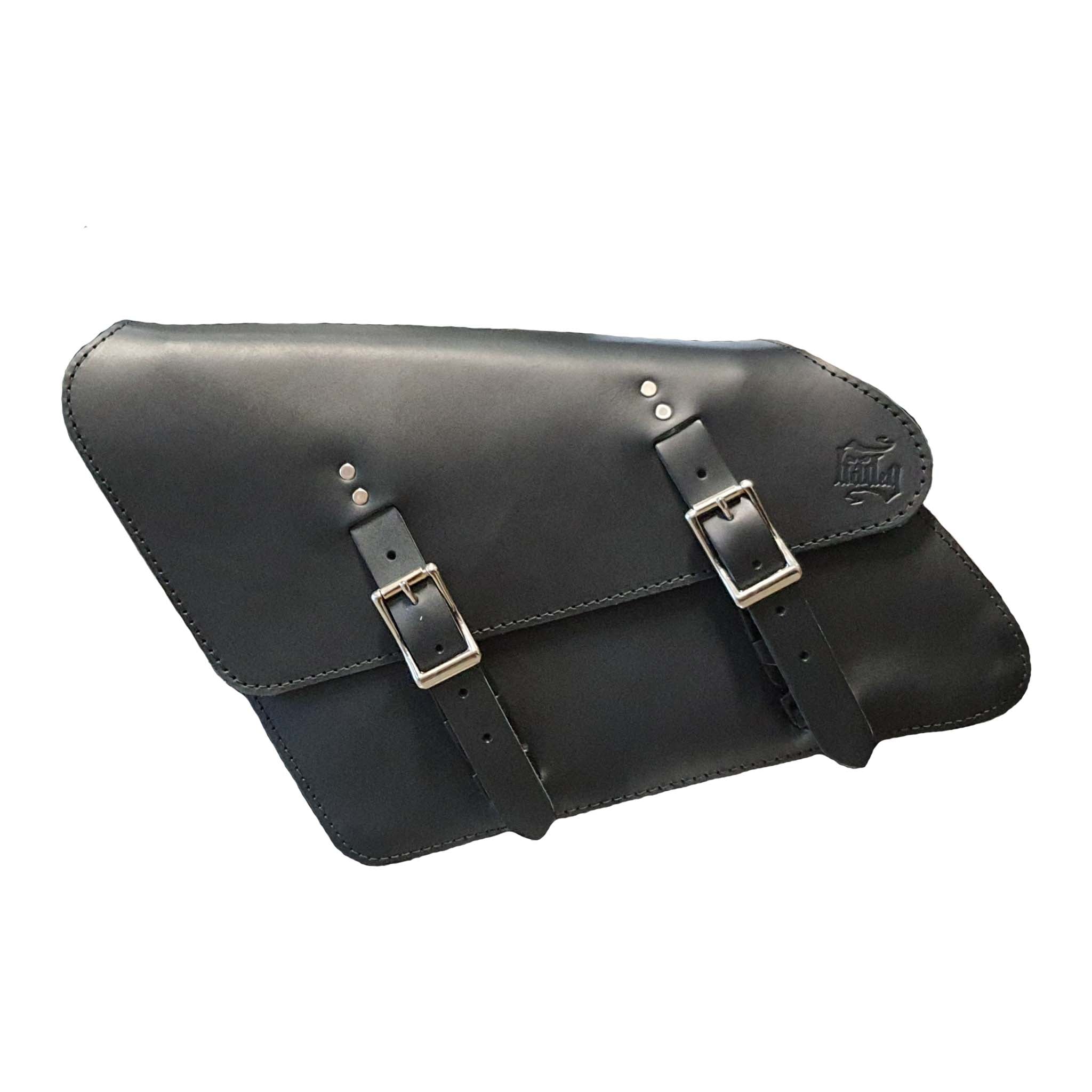 Left side solo bag saddlebag for Norton Commando 850.