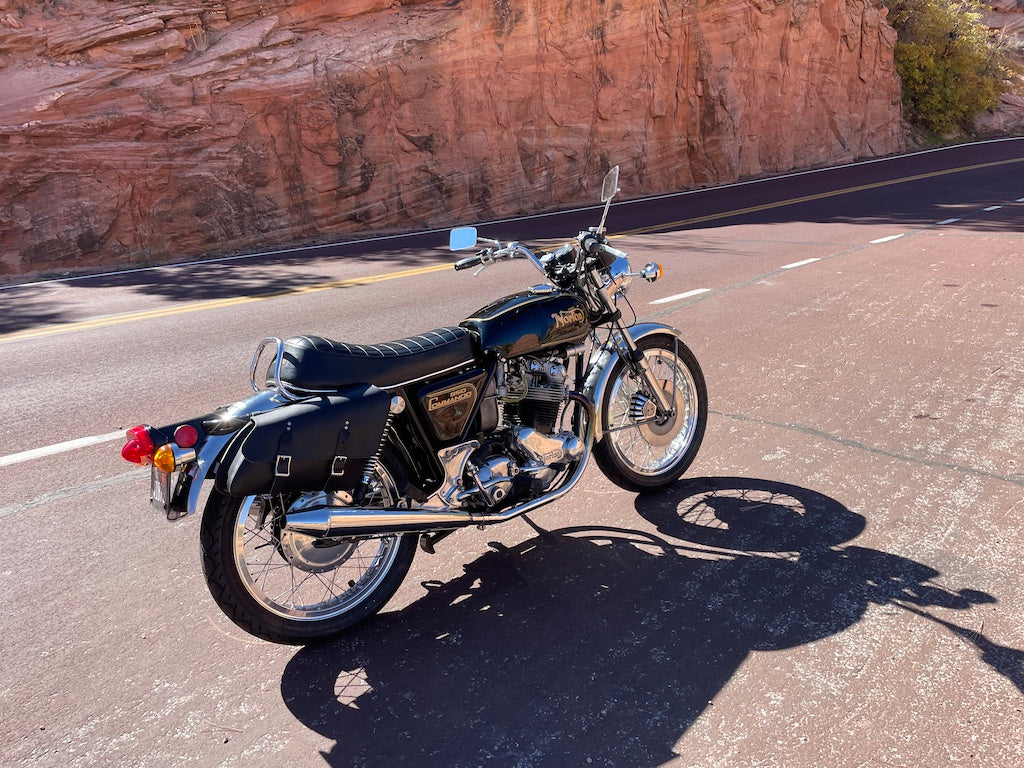 Norton Commando 850 Right Side Solo Bag - NCR01