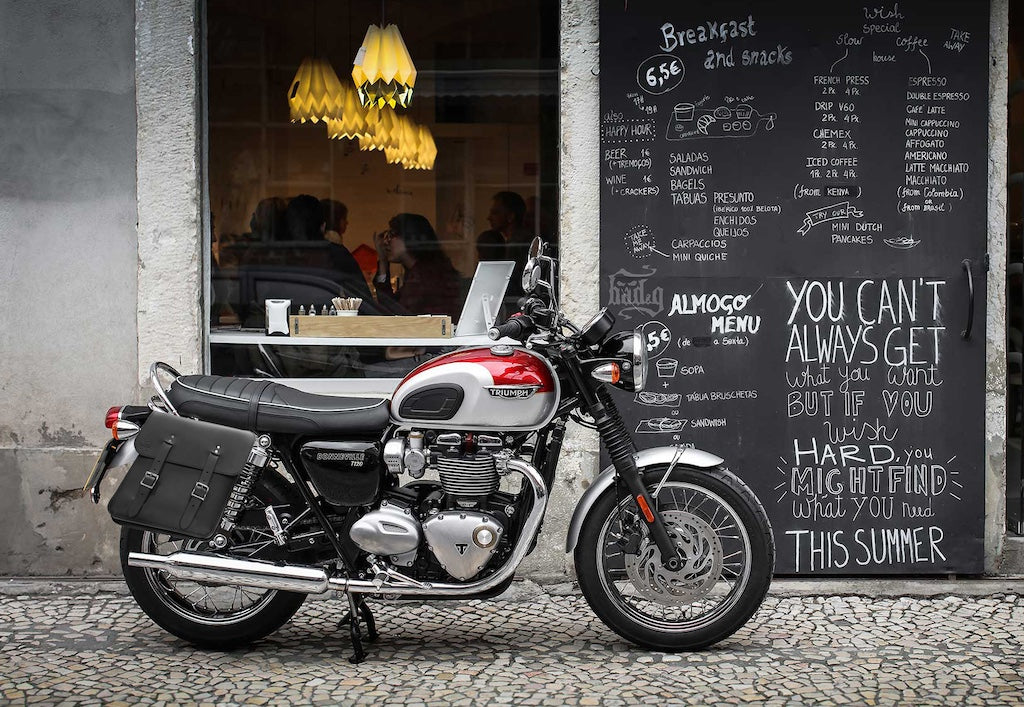 BAD&G CUSTOMS Triumph Bonneville T120 Right Side Solo Bag TR01