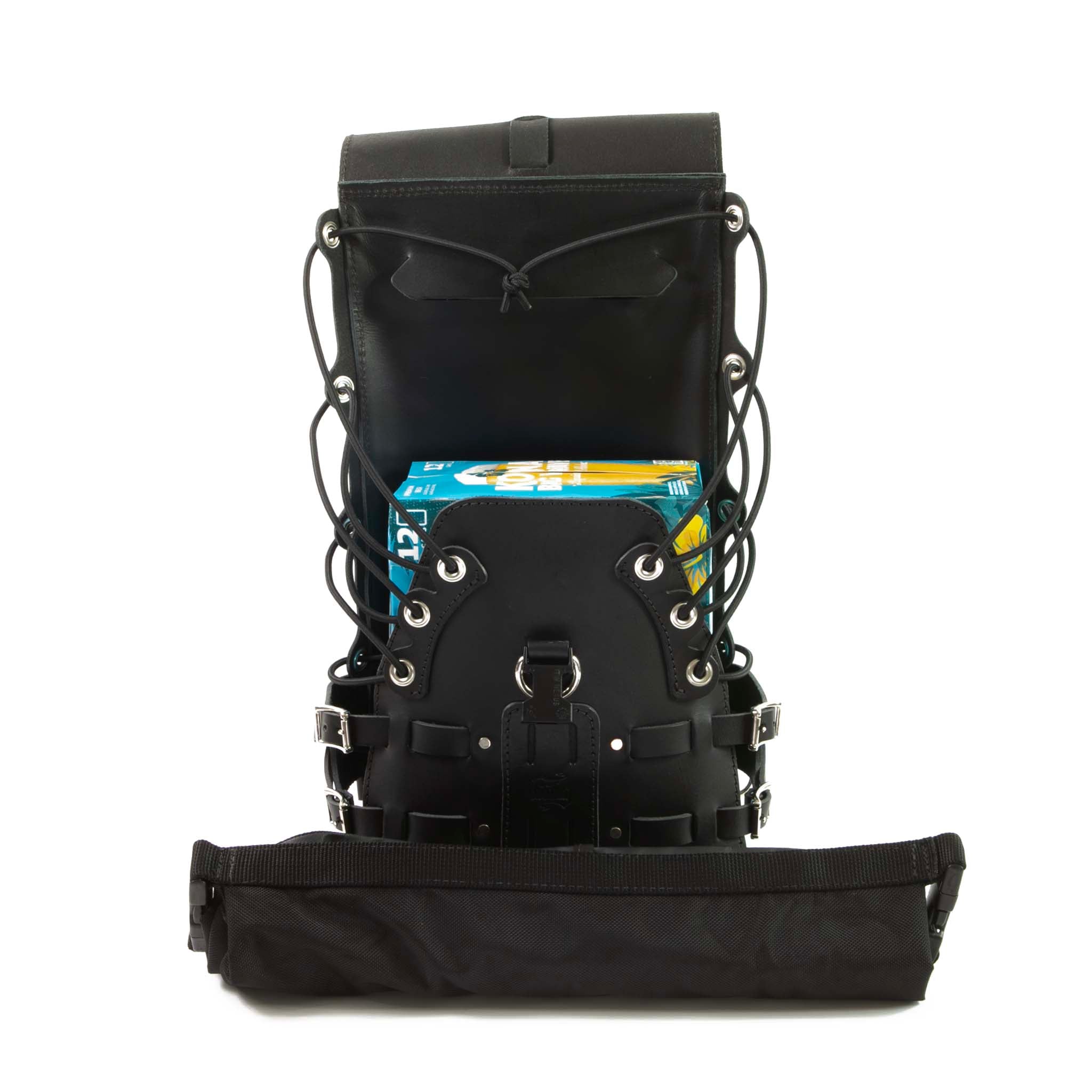 Wet-weather setup—rolls sealed; water-resistant exterior surfaces