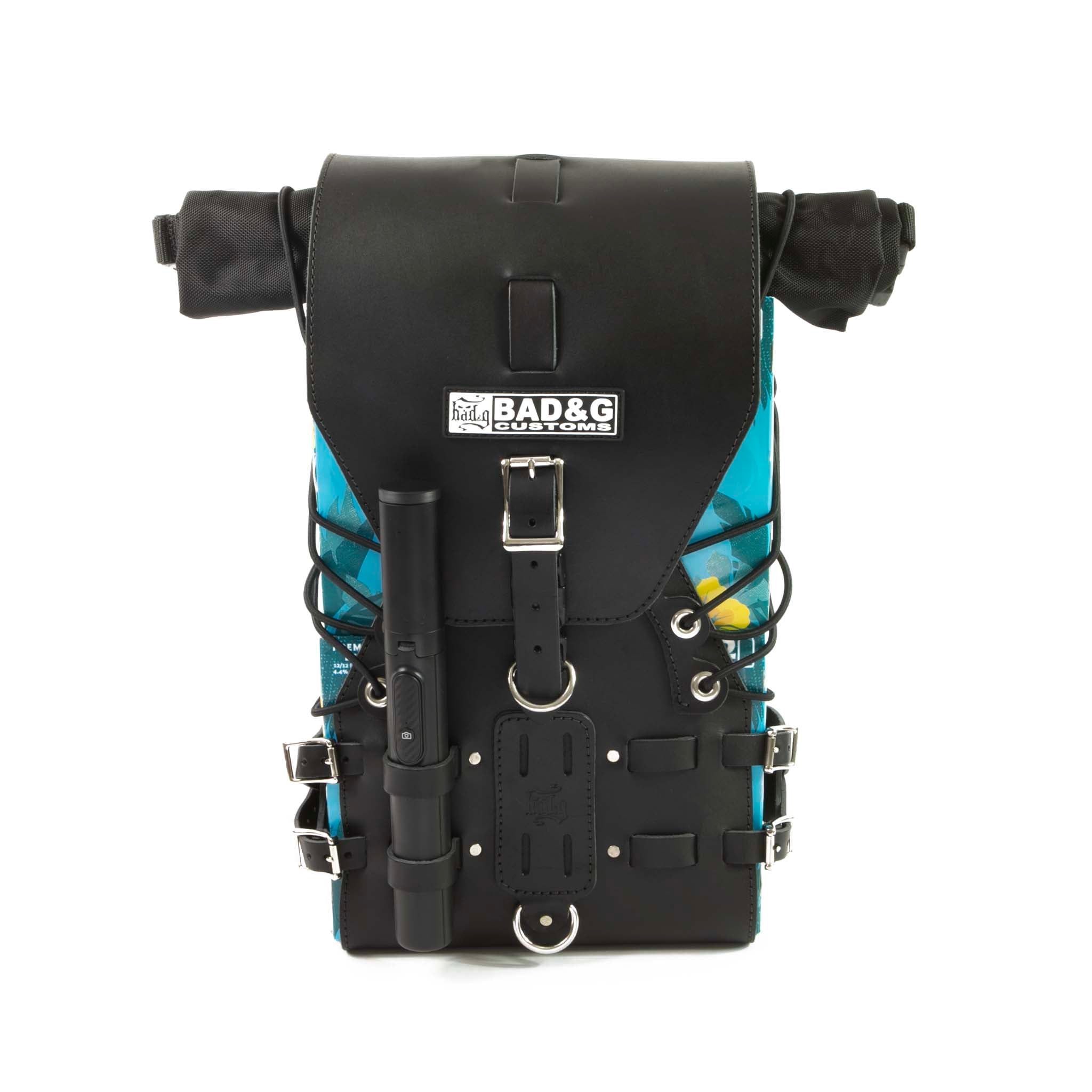 Extension strap engaged for maximum height expansion up to 28 inches