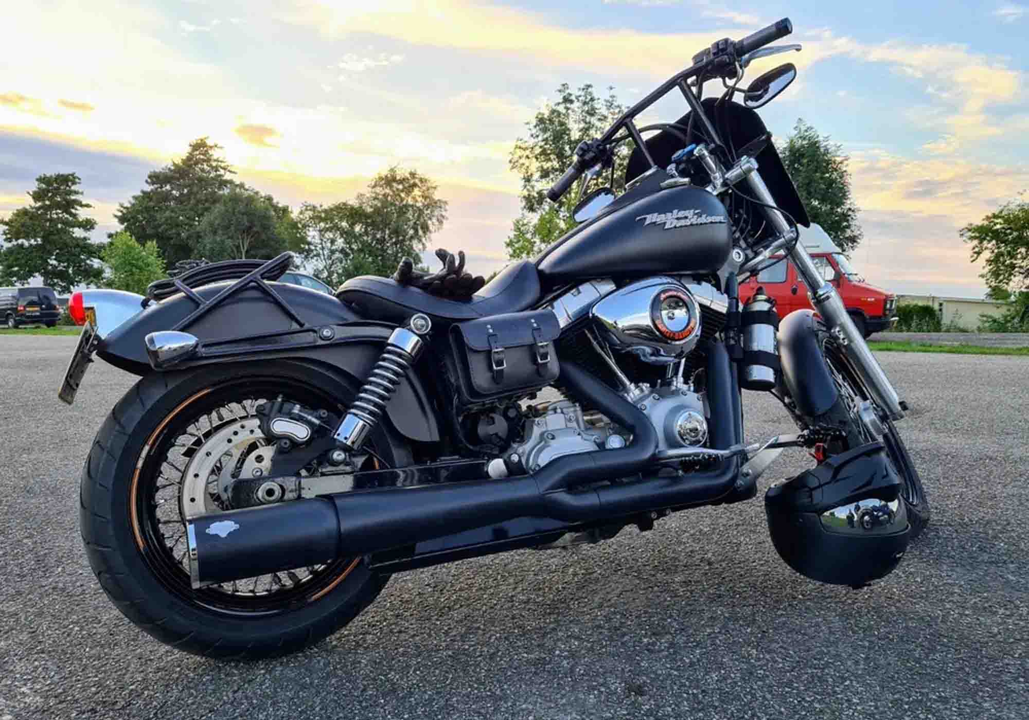 Harley-Davidson Dyna Battery Bag BADG Customs DBB03 BAD&G