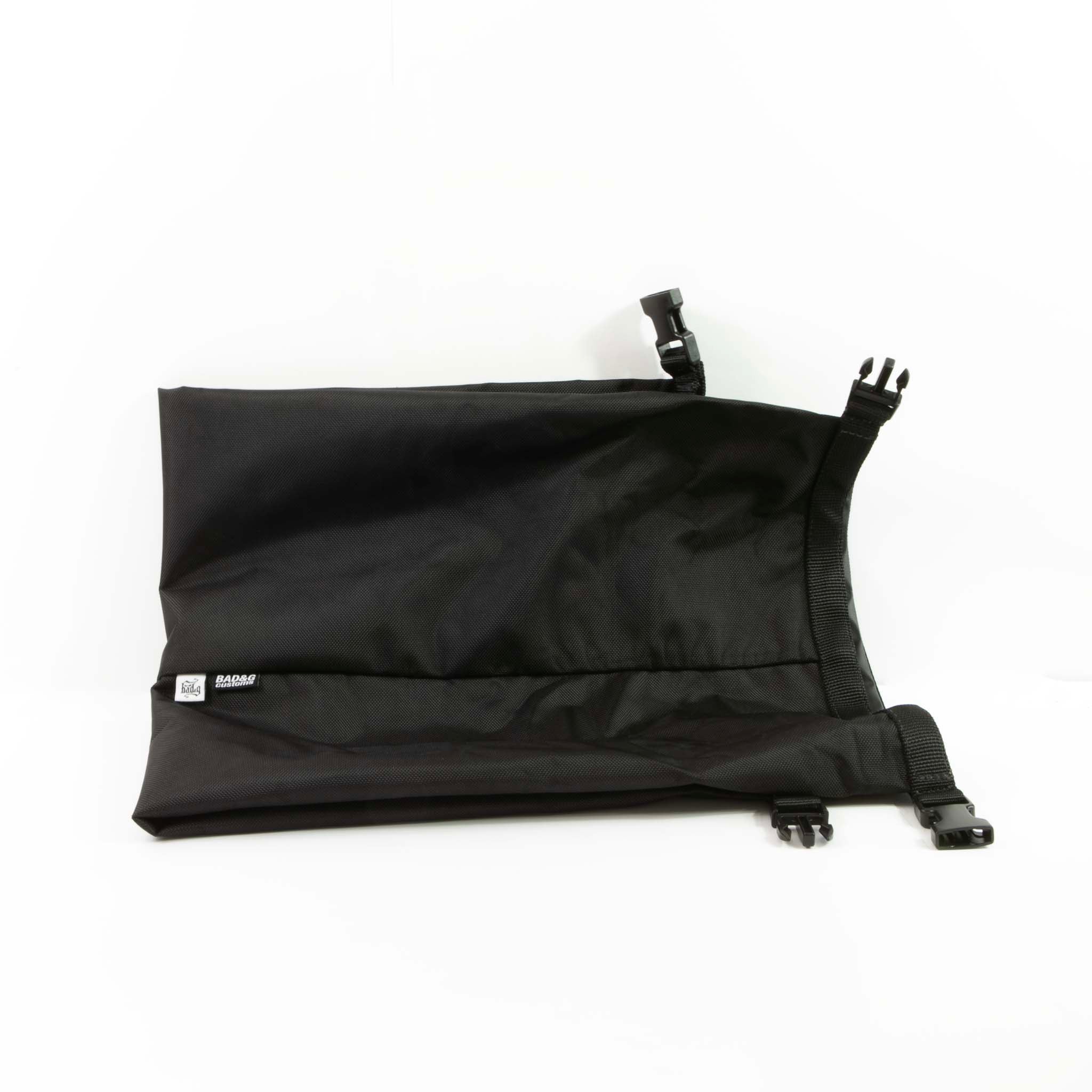 BAD&G Sissy Bar Bag – Leather + Waterproof Dry Bag - USB01