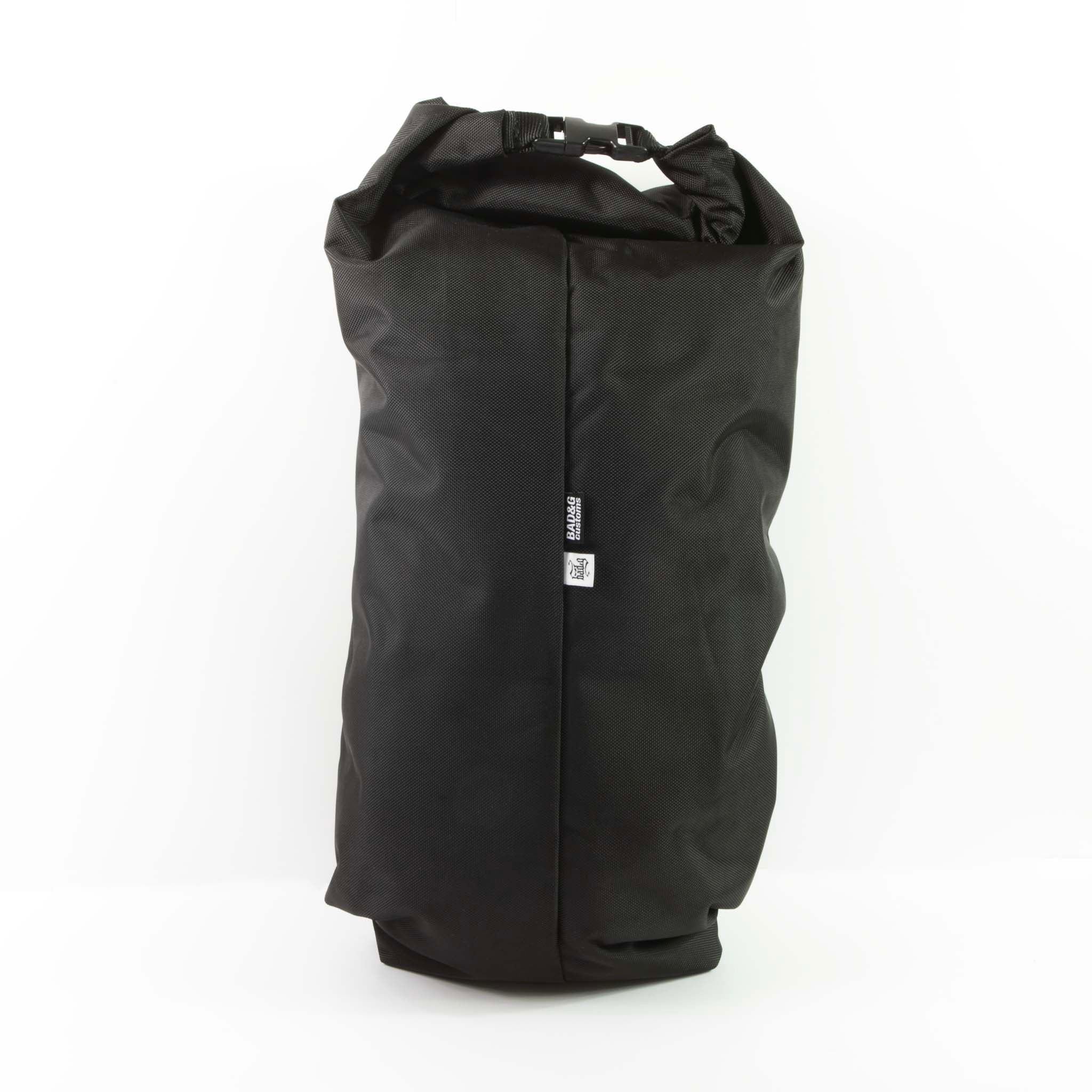 BAD&G Sissy Bar Bag – Leather + Waterproof Dry Bag - USB01